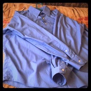 Blue long sleeve shirt